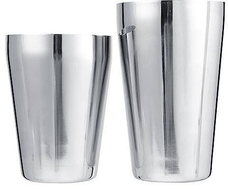 Set di Shaker per Cocktail in Acciaio Inossidabile di Alta qualità, Impugnatura Comoda, Elegante, per Mescolare e Agitare Vini, Aggiunta Essenziale per Qualsiasi Bar