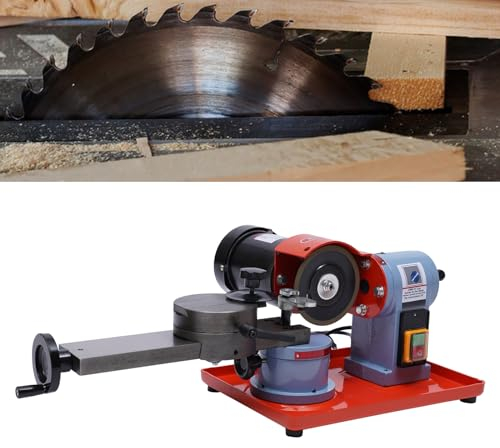 DSYOGX - ‎250W Sägeblatt Schärfgerät, Kreissägeblatt Schärfmaschine 2850 U/min, Elektrische Sägeblattschärfer für Schneiden von Aluminium, Holz und Kunststoffen