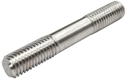 10 teile/los Edelstahl Doppel Ende Gewinde Stange Dual Kopf Gewinde Bar Stehbolzen M3 M4 M5 M6 (Color : 35mm, Size : M5)
