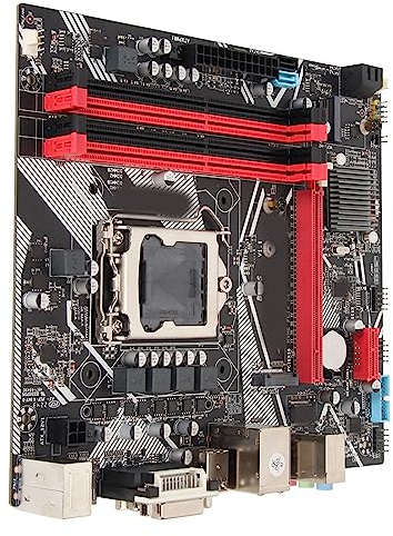 B75 S Computer Motherboard, LGA 1155 Mining Mainboard mit Dual Channel DDR3 Steckplatz, ATX Motherboard Unterstützt VGA DVI HDMI PCIEX16 Grafikkarte