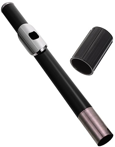 16-loch Metallflöte aus Weißmessing, Vernickelt für Flöte | Schwarz, Glatte Oberfläche ohne Grate, Leicht zu Reinigen, Zubehör für Schüler und Fortgeschrittene Spieler
