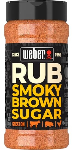 Weber Smoky Brown Sugar Dry Rub, 340 ml Shaker