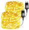 Lagriner Guirnaldas Luces Exterior, 2 Piezas 10M 100 LED Luces Led Navidad Impermeable, Guirnalda Luminosa para Exterior/Interior, Decoración Navideña, Boda, Patio, Jardín, Festival