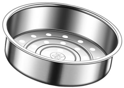 Rejilla de cocción al vapor altamente eficiente con agujeros densos Cesta de vapor de acero inoxidable Olla de arroz profesional Bandeja de vapor