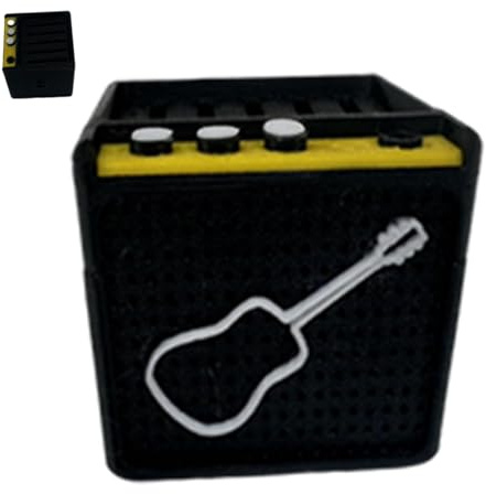 Vetrina per plettri per chitarra, supporto per custodia per plettri per chitarra | Porta plettri in resina, cornice per esposizione, porta plettri per chitarra | Custodia piccola per plettri per chita