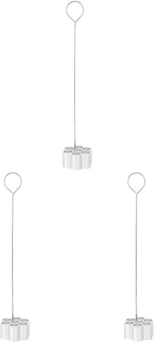 ABOOFAN 3 Pièces Moule à Biscuits Moule Gaufre ustensile de Cuisine Moule à Donuts cuiseurs saindoux pour la Cuisson Pot Moule Gateau collation frite timbale Alliage d'aluminium Silver