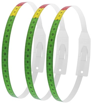 ARTSEWPLY Mètre Ruban pour Garçon et Filles 56 Cm en Pp Certifié, Outil de Mesure Précis pour Tête et Bras, Souple et Portable, Santé Bébé, Lot de 3 Set de Pièces, Usage Quotidien