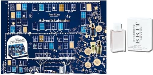 Jean&Len Adventskalender 2025 Unisex, Exklusiven Limited Editions, Gesichtspflege, Haarpflege, Advent Kalender Beauty für Herren und Damen, Advent Calendar, Weihnachtskalender 2025 (Wert 250€)