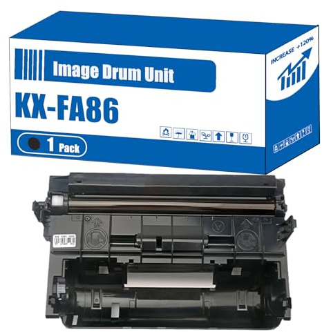 Compatible for Panasonic KX-FA86 Image Drum Unit KX-FLB801E KX-FLB811 KX-FLB851E Printers, High Yield 10000 Pages, Accurate Imaging Rich Colors (1 Pack Black)