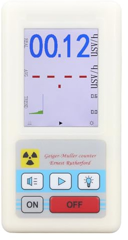 Rilevatore di radiazioni nucleari Monitor di radiazioni portatile ricaricabile ad alta precisione Contatore Geiger dosimetro per la decorazione domestica Protezione radiologica