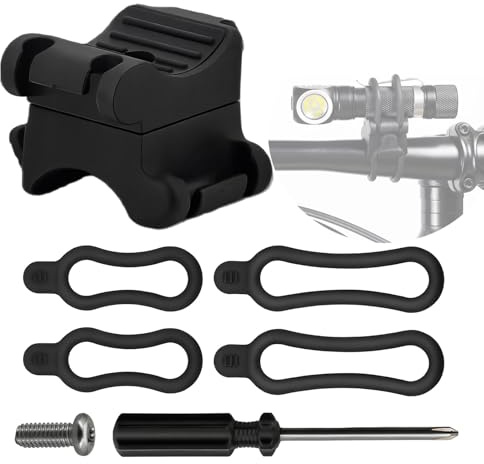 Lampenhalterung Fahrrad Fahrradlicht Halterung vorne für Sofirn - Universal Fahrradhalterung für Taschenlampe Halterung für Fahrrad, für Sofirn Taschenlampe SP35T, SR12, Bike Light Mount, MTB Zubehör