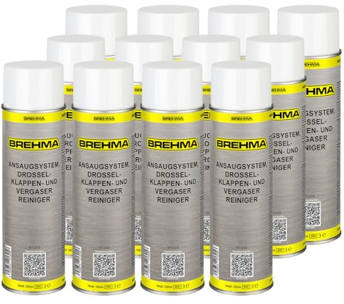 12x BREHMA Drosselklappenreiniger AGR Ventil Reiniger Vergaserreiniger