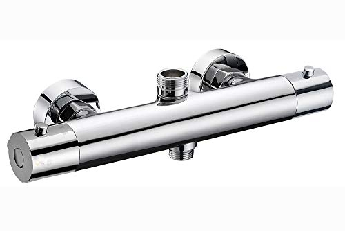 Kibath 150994 Rubinetto termostatico Rotondo per Colonna Doccia