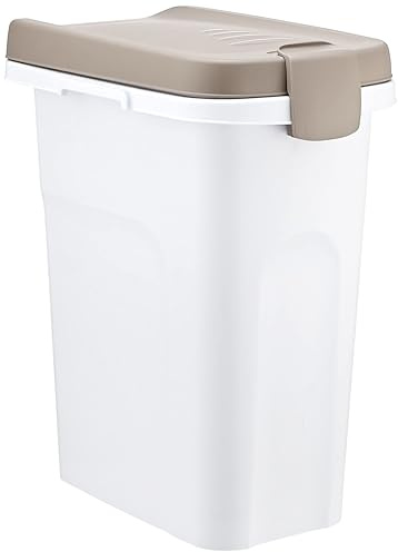 Stefanplast Conteneur Petfood Brun/Blanc, 15l pour Chien Petit