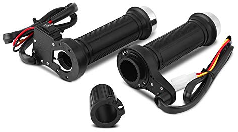 Manopole Riscaldate Moto, Elettrico manopole riscaldate Impugnature per Manubrio Riscaldate a Caldo con Copertura e Guaina per Manubrio Universale da 22mm (7/8 ) per Moto (1 Paio)