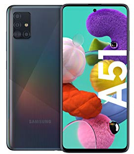 Samsung Galaxy A51 Smartphone Bundle (16,4cm (6,5 Zoll)) 128 GB interner Speicher, 4 GB RAM, Dual SIM, Android inkl. 24 Monate Herstellergarantie [Exklusiv bei Amazon] Deutsche Version
