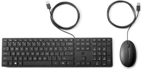 HP 9SR36AA#ABB Desktop 320MK Mouse and Keyboard Set with Wired