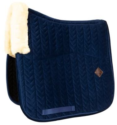 Skin Friendly Schabracke Velvet Dressur marine