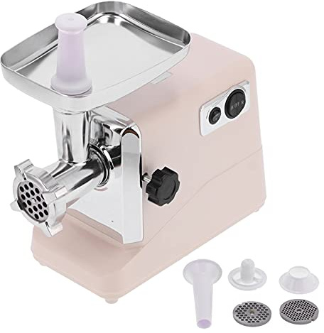 3500W Hachoir à Viande Domestique, Broyeur de Viande électrique Commercial, Hachoir à Saucisses en Acier Inoxydable Multifonctionnel, Machine de Remplissage de Saucisses Lourdes