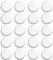 Qualsen Imanes para Nevera, 20 Piezas Imanes para Nevera, Imanes Pequeños para Pizarra Blanca, Mini Imanes Lindos para Imán De Nevera, Taquilla, Pizarra Blanca, Cocina, Oficina, Aula (Blanco)
