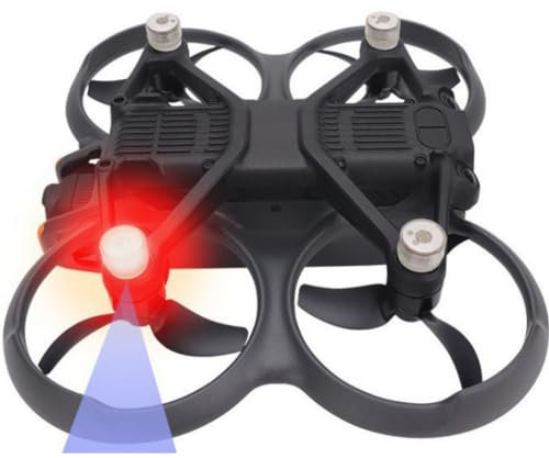 4PCS LED Strobe Light Set for DJI Avata 2, Strobe Drone Light Flash Night Light Drone Night Flying Signal Lamp Navigation Light Searchlight for DJI Avata 2