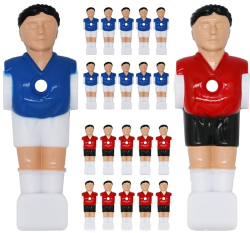 eyepower 22 Figure da Calciobalilla 16 mm - Francia vs. Turchia - Tavolo Calcio Giocatori Calcio Balilla Ricambi per Biliardino - Accessori Calcio Pezzi di Ricambio Omini da Calciobalilla