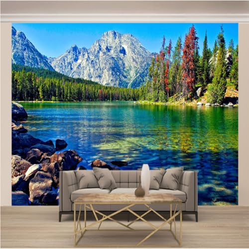 Papier Peint Panoramique Trompe l'oeil 3d Chambre Adulte Enfants Art Papier Peint Intissé Mural Moderne Toison Salon Chambre à Coucherr Salle XL 250cm x 175cm (Largeur x Hauteur) Paysage Naturel