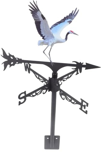 CAXUSD Girouette Oiseau pour Toit Indicateur De Vent Extérieur Décoration De Jardin Toit Girouette Décorative pour Cour
