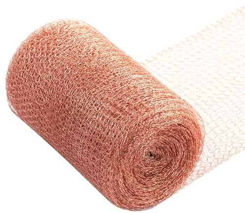 Kupferband Gegen Schnecken,6m*12.7cm Kupferdraht Gegen Schnecken Schneckenschutz,Schneckenzaun Kupfer Kupfernetz,Schneckenabwehr Copper Anti Nacktschnecken,für Schutz Garten Pflanzen Setzlingen