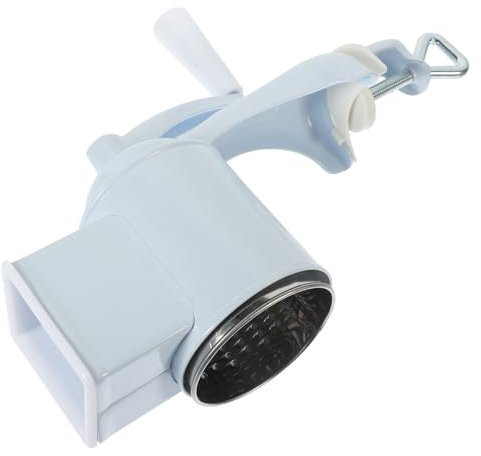 Sosoport Rallador de Queso Fácil de Limpiar Manual Multifuncional de Acero Inoxidable y Aleación de Aluminio Adecuado para Cocina y Rallado de Nueces