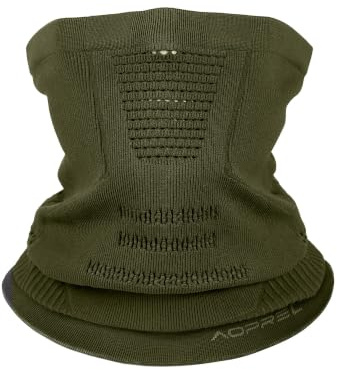 AOPREL Schlauchschal Herren Damen Winter Atmungsaktiv Multifunktionstuch | 2 Stück/1 Stück Winddicht Halswärmer Loop Schal Halbe Sturmhaube Halstuch Neckwarmer Motorrad Gesichtsmaske für Ski Fahrrad