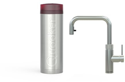 Quooker Flex Square | Reservoirs PRO3 | Voll-Edelstahl | sofort-Kochend-Wasserhahn