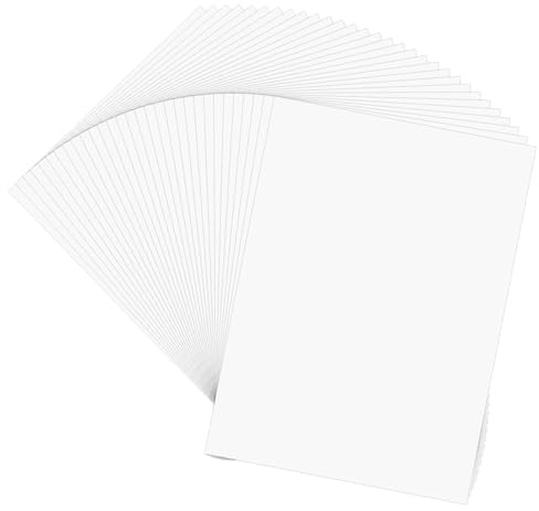 KALIONE 50 Fogli di Carta Carbone Bianca, Grafite, Tracciatura e Copia su Carta A4, Per Legno, Carta, Tela, Vetro, Ceramica e Metallo