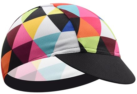 HULG Cappellino da Ciclismo Unisex - Cappellino da Ciclismo in Poliestere - da Indossare sotto Il Casco - Fodera per Casco da Bicicletta Traspirante e Anti-Sudore