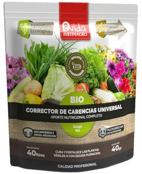 Garden Center Shop | Fertinagro Vida Corrector de Carencias Universal 1 L | Fertilizante Líquido Multinutriente | para Plantas Débiles y Hojas Amarillas | Interior y Exterior alto en aminoácidos