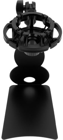 Beavorty Soporte de Micrófono para Aplicaciones en Mesa y Eventos Públicos Brazo Flexible y Clip de Abs y Hierro, Alta Estabilidad para Escritorio