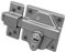 Lince Cerrojo Europerfil 7932EBP I Cerrojo acabado en bicapa plata I Protección anti-bumping, anti-ganzúa, anti-torsión I Especial para verjas, cancelas y puertas metálicas