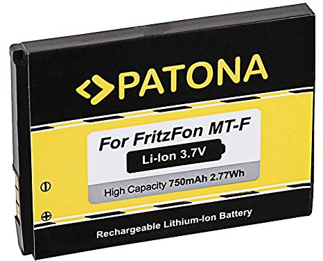 PATONA Ersatzakku Akku für AVM Fritz!Fon MT-F C5 C4 M2 ACCU mit 750mAh Li-ion