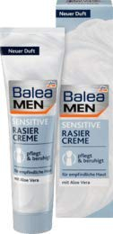 Balea MEN Rasiercreme sensitive, 1 x 100 ml