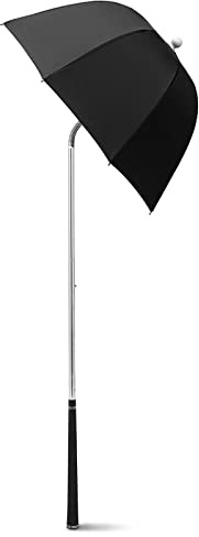 G4Free Golf Bag Umbrella for Club Protection Flex Umbrella (Black)