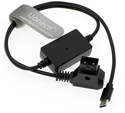 Uonecn USB-C zu D-tap Stecker Stromkabel 5V 2A Dtap zu Type-C Kabel für Blackmagic Design Micro Converter