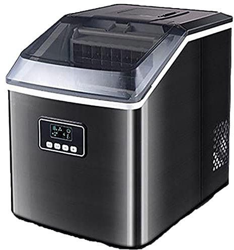 Fabbricatore Di Cubetti Di Ghiaccio, Macchina Per Il Ghiaccio Da Bancone In Acciaio Inossidabile Da 25 Kg / 24 Ore Con Autopulizia Automatica, Funzione Timer, Per Bar Per Feste In Ufficio a Casa