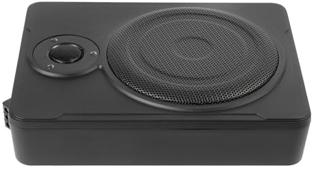 NadineDutol 600W Untersitz-Aktiv-Subwoofer Auto Bassbox Aktiv Verstärker Bass Einbau-Subwoofer Basskiste mit Low Level Eingangen,mit Kabelse für Reisemobile
