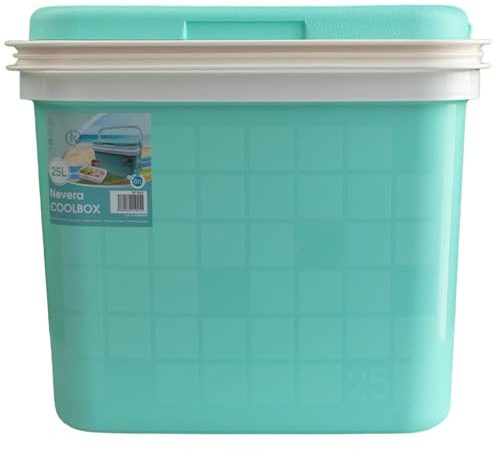 KROWN - Nevera Portátil Térmica, Color Pastel, Polipropileno, Ideal para Actividades al Aire Libre en el Jardín, Camping, Barbacoas, Picnic, Playa, Caja Rígida Térmica