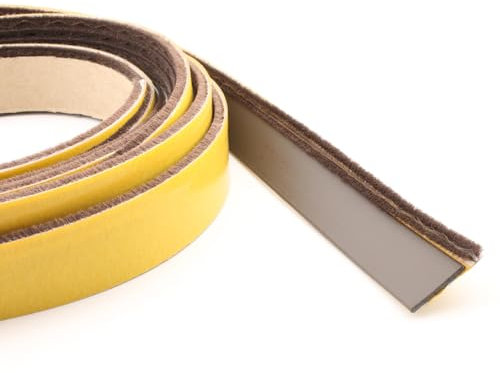 EAI Surface Self Adhesive Intumescent Seal Strip Fire Smoke Draft and Insect Protection - 5.2m – Brown