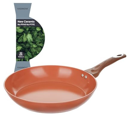 KASANOVA Padella in ceramica salmone New Ceramic (30 cm)