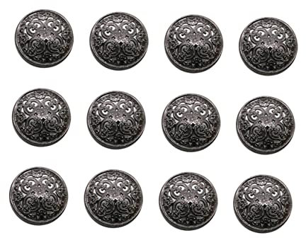 SEWACC 30stücke Teiliges Metallknöpfe Hohles Design Robust Und Rostfrei Für Jacken Mantel Strickjacke Diy Annähen Und Dekorativ Stylische Knöpfe Für Herren Damen Kleidung