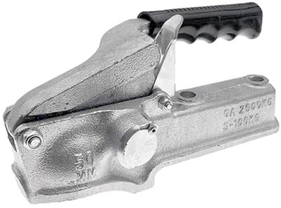 STRAFBRG Enganche De Remolque De 2600KG, Acoplador De Bola De Remolque Fundido, Accesorios For Caravana, Componentes De Piezas De Caravana,Inoxidable