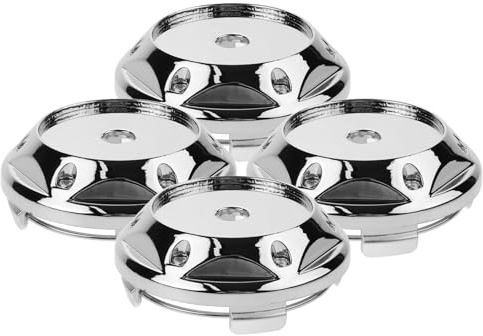 Warmhm Coprimozzi per Cerchi da 68Mm Confezione da 4 Pezzi Accessori per Auto Materiale ABS Facile Installazione