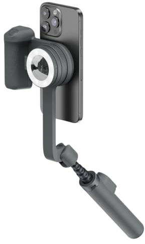 ShiftCam Travel and Creator Kit – MagSafe-Compatible Mobile Creator Bundle for iPhone and Android, Compact Phone Grip, Adjustable LED Light, Extendable Bluetooth Tripod for Vlogging | Mobile Bundle, Includes SnapGrip Essential, SnapStand Selfie & SnapPocket Light, Wireless Shutter, LED Light, Tripod